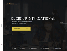 Tablet Screenshot of elgroupinternational.com